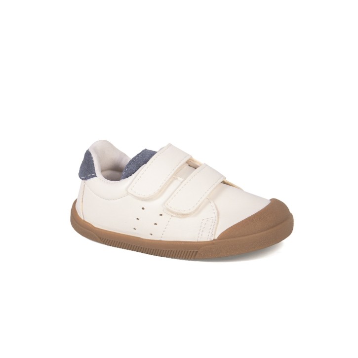 Zapatillas barefoot infantil piel velcro
