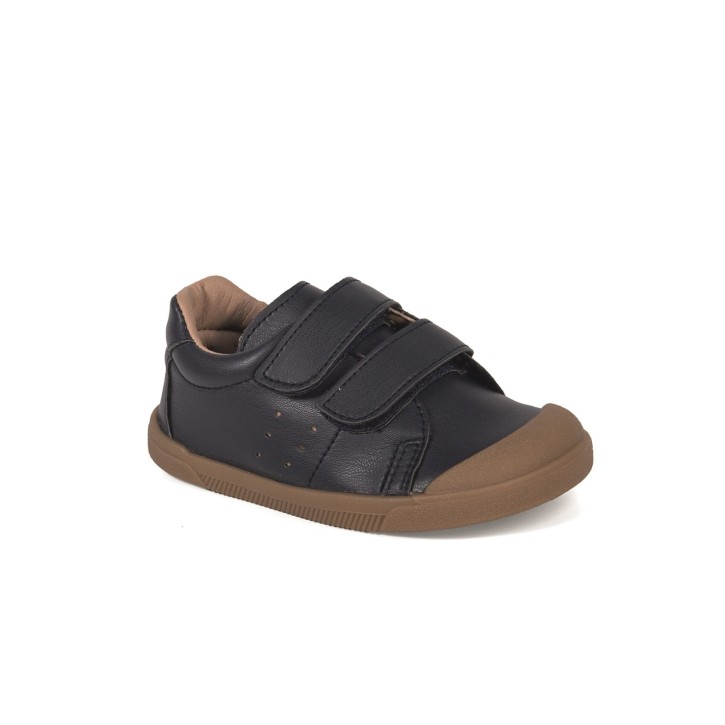 Zapatillas barefoot infantil piel velcro