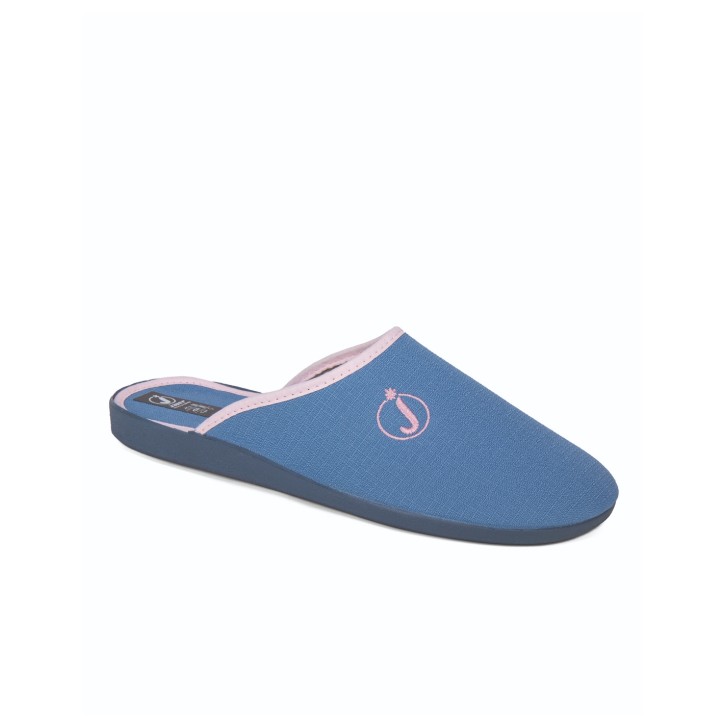 Zapatillas de casa verano mujer azulina