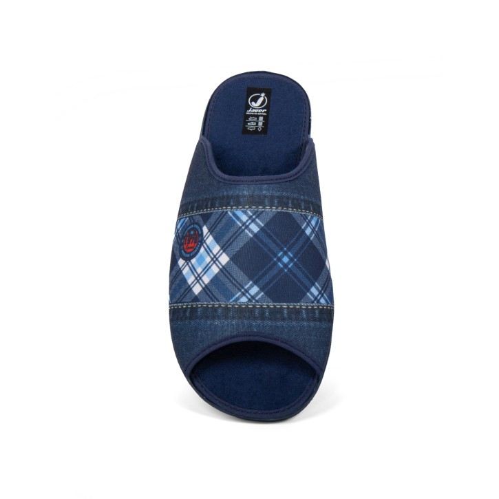 Zapatillas de casa verano hombre puntera abierta