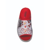 Zapatillas de casa verano mujer puntera abierta mujer en bicicleta