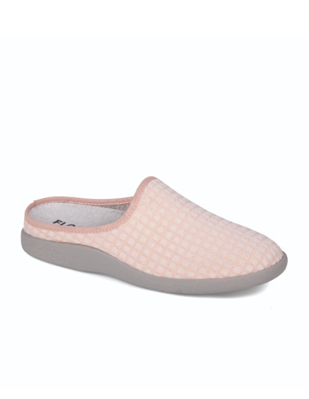 Zapatillas de casa verano mujer puntera cerrada cuadraditos