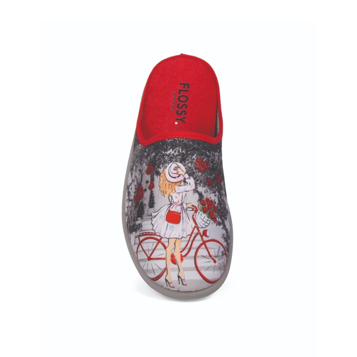 Zapatillas de casa verano mujer puntera cerrada...