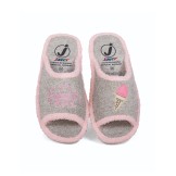 Zapatillas de casa verano mujer puntera abierta Summer time