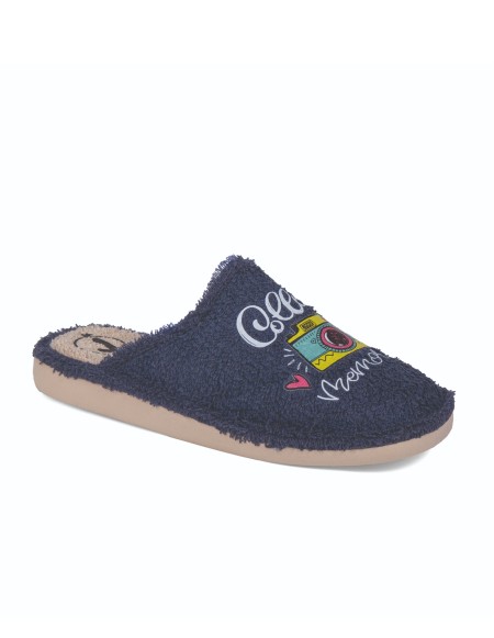 Zapatillas de casa verano mujer puntera cerrada Collect...