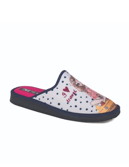 Zapatillas de casa verano mujer puntera cerrada I love...