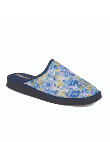 Zapatillas de casa verano mujer puntera cerrada estampado...