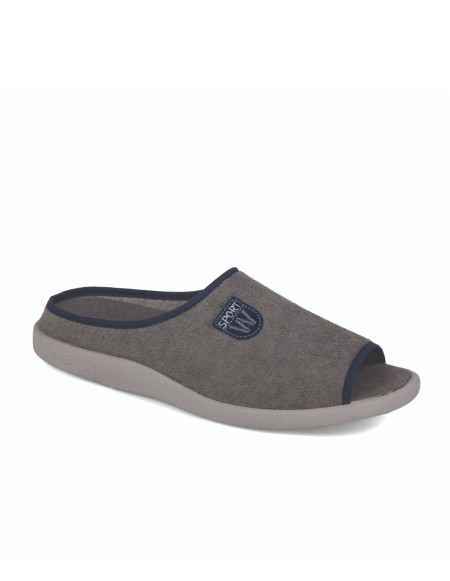 Zapatillas de casa verano hombre puntera abierta Sport W