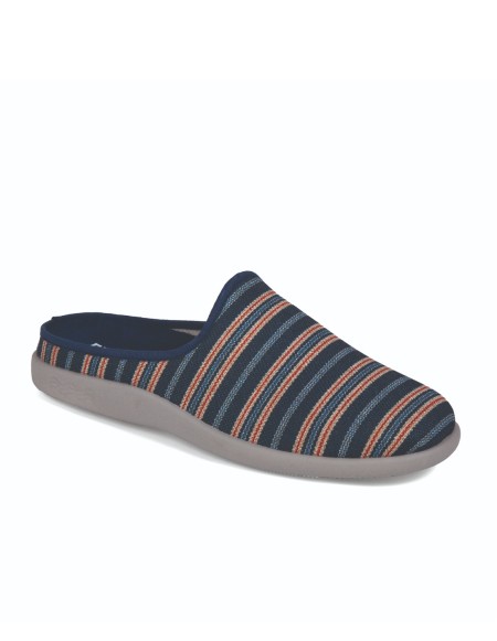 Zapatillas de casa verano hombre puntera cerrada rayas