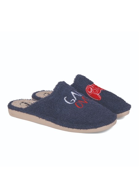 Zapatillas de casa verano hombre puntera cerrada Game over