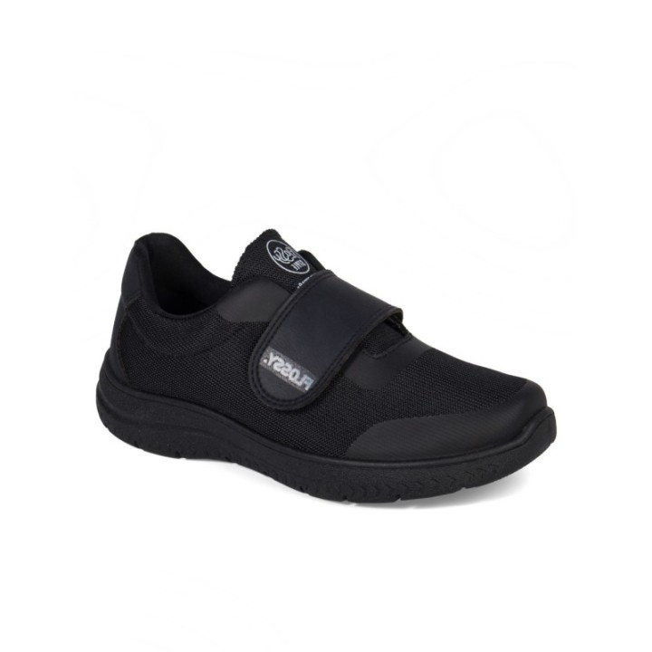 Deportivos mujer con velgro color negro Flossy