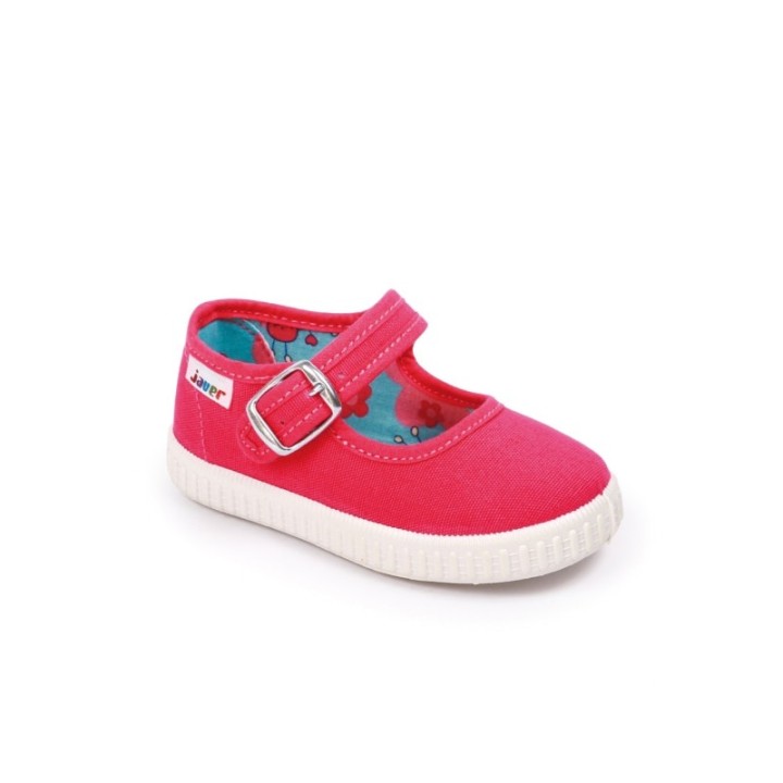 Merceditas lona color fucsia