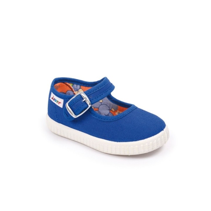 Merceditas lona color royal