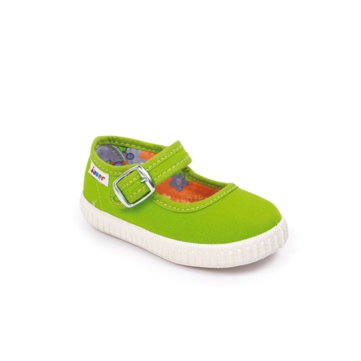 Merceditas lona color pistacho