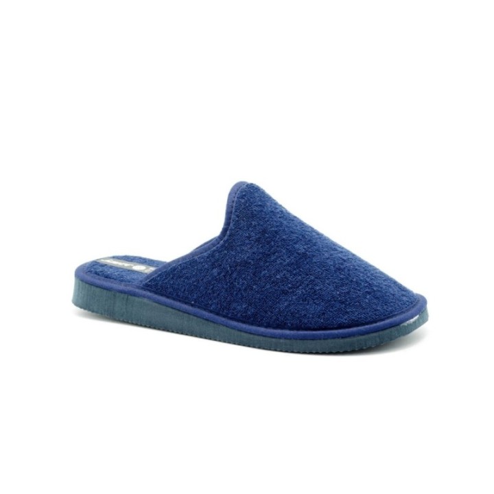 Zapatillas casa piso eva pegado color marino