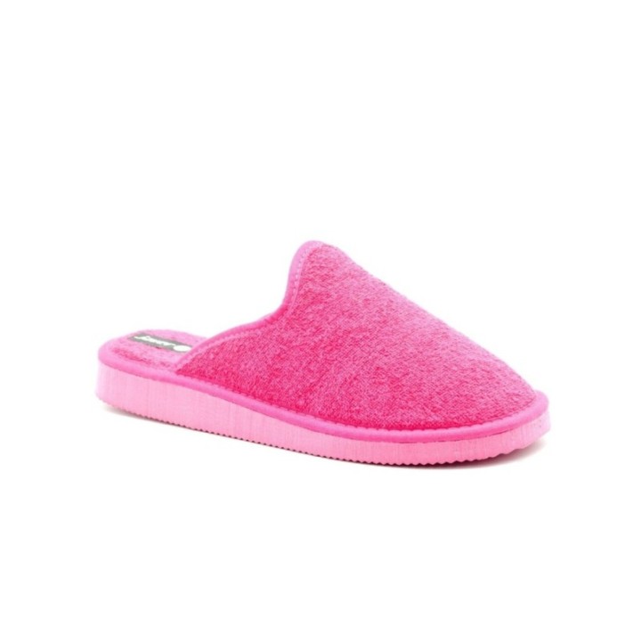 Zapatillas casa piso eva pegado color fucsia
