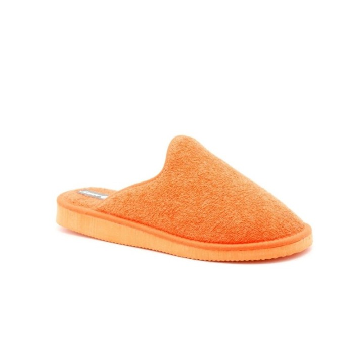 Zapatillas casa piso eva pegado color naranja