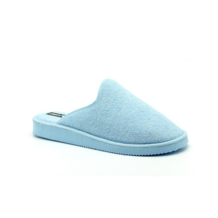 Zapatillas casa piso eva pegado color celeste