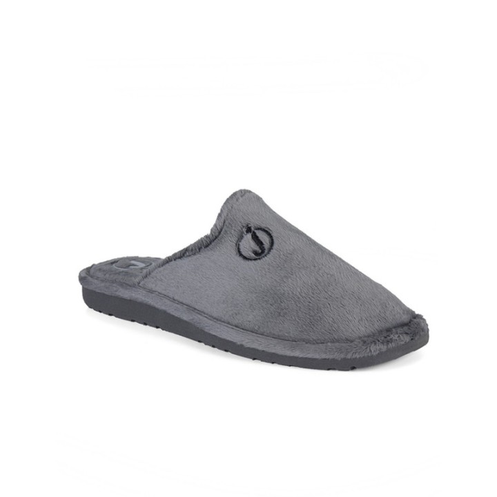Zapatilla de casa suela EVA especial parquet color gris