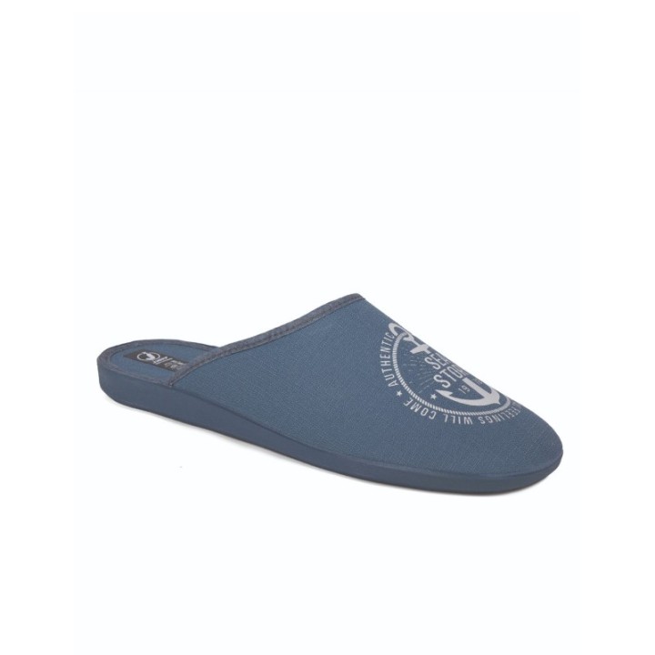 Zapatillas de casa verano hombre estampado Sea story color marino