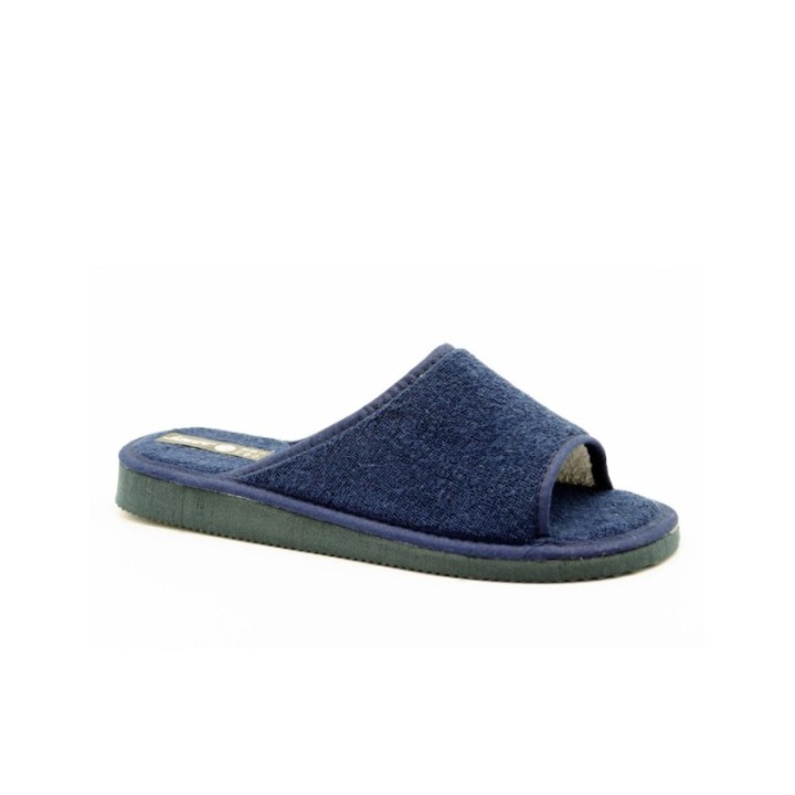 Zapatillas casa abiertas piso eva pegado color marino